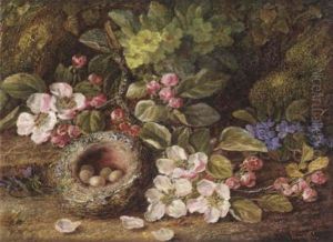 Still Life With Blossom And A Bird's Nest