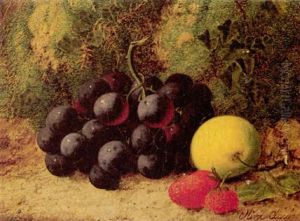 Bodegon De Ciruelas, Uvas Y Peritas Bodegon De Ciruelas, Uvas Y Peritas