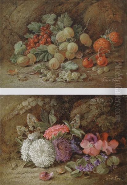 Asters, Pansies And Violets - view 1