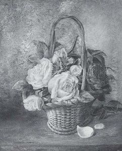 Roses In A Basket