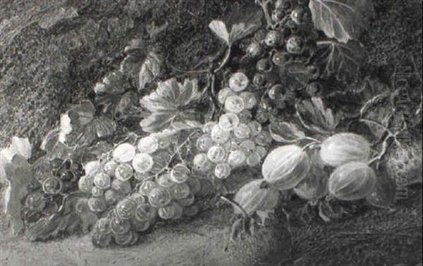Still Life Of Currants, Strawberries And Gooseberries - view 1
