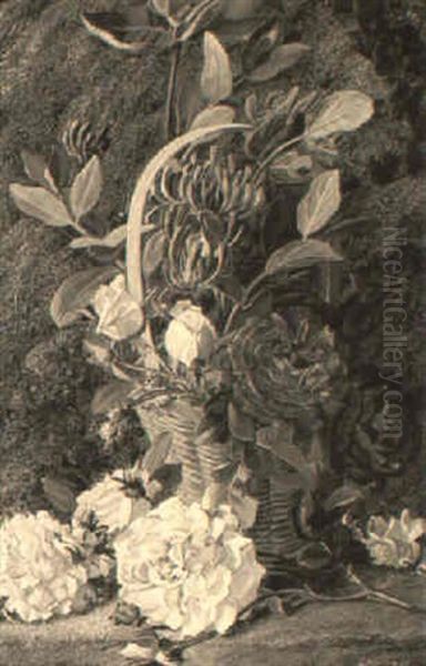 Roses And Honeysuckle - view 1