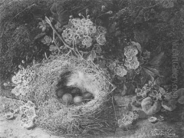 Still Life Of Blossom And A Bird's Nest - view 1