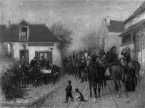 The Battle Plan by Antoine Gabriel Gaston Claris