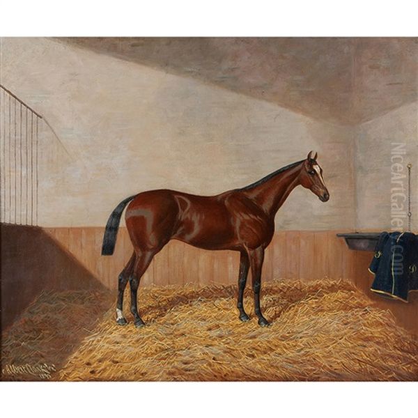 Horse In A Stable - view 1