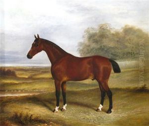 Saucy Boy, A Hunter In A Landscape by Albert Clark