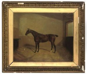 A Bay Hunter In A Stable A Bay Hunter In A Stable