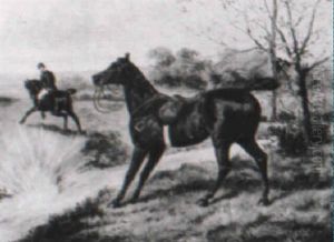 Horses In Pasture by Albert Clark