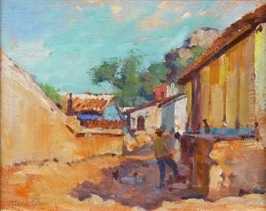 Street Scene Mazatlan by Alson Skinner Clark