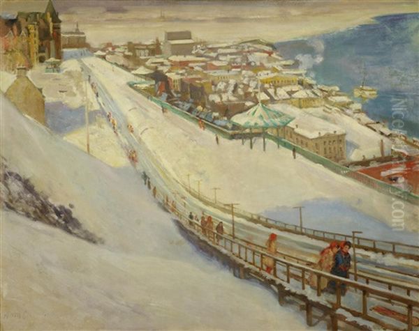 Toboggan Slide And Dufferin Terrace - view 1