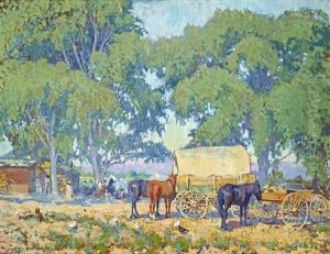 The Fruit Pickers, by Alson Skinner Clark