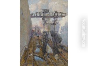 The Locks At Panama by Alson Skinner Clark