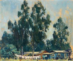 Monday, San Diego (wash Day) by Alson Skinner Clark