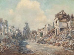 Aftermath Of War - Bailleul, World War I by Alson Skinner Clark