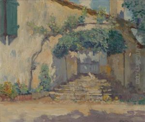 Old Pasadena Doorway by Alson Skinner Clark