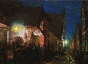Night Time, Chicago by Alson Skinner Clark