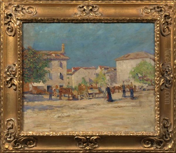 Balkan Village Scene - view 1
