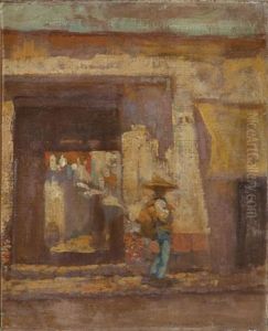 The Break From The Street, Mexico City by Alson Skinner Clark