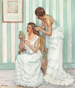 Ann In The Dressing Room by Alson Skinner Clark