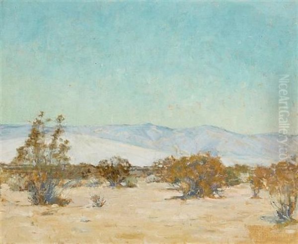 A Desert Landscape, San Jacinto Mountains (?) - view 1