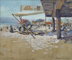 A Day At The Beach by Alson Skinner Clark