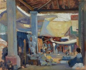 Marketplace In Iguala, Mexico by Alson Skinner Clark