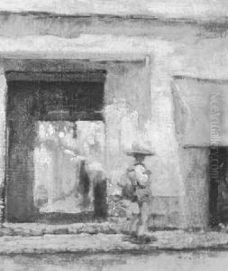 The Break From The Street, Mexico City by Alson Skinner Clark