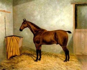 Portrait Of "powel Charger" The Property Of J. Waddington Esq. by Frederick Albert Clark