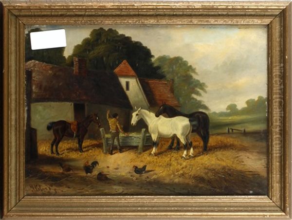 Feeding The Horses - view 1