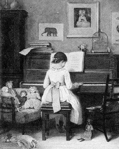 Piano Practice by Joseph Clark