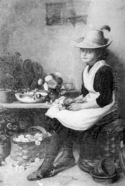 The Flower Girl - view 1