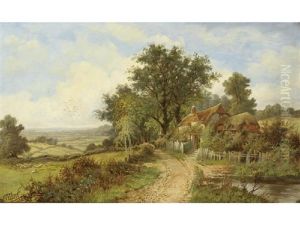 The Cottage Lane by Octavius Thomas Clark