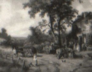 The Red Lion Inn by Octavius Thomas Clark
