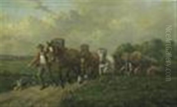 A Logging Team On A Track - view 1