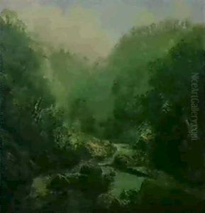 Waldflusslandschaft by Thomas Clark