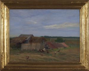 Farmyard With Chickens