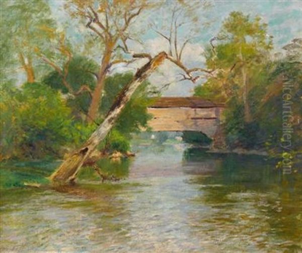 A New England Covered Bridge - view 1