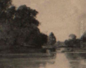 Fisherman On A River