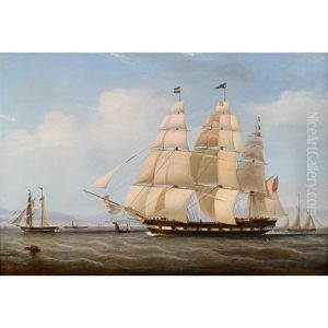 The East India Man 'zemindar' Leaving The Clyde