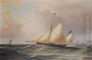 The Celebrated Racing Yawl 'julia' R.y.s by William Clark