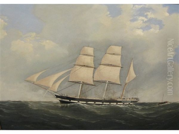 The Barque Adelaide As She Appeared On Friday 4th February 1853 - view 1