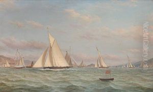 The Cutter "avon" Winning The Prize At The Opening Cruise Of The Clyde Yacht Club
