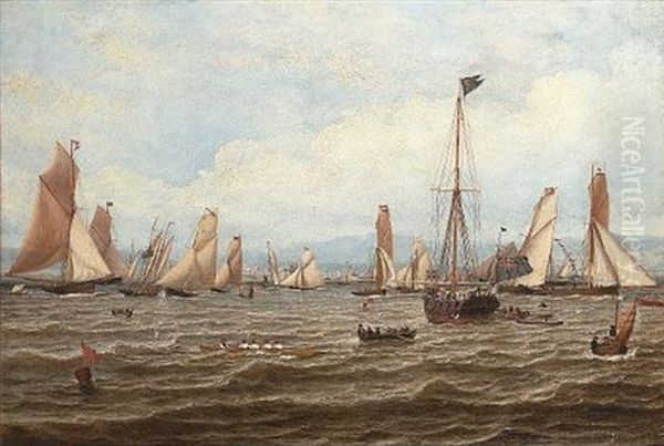 The 1835 Royal Northern Club Regatta Off Greenock - view 1