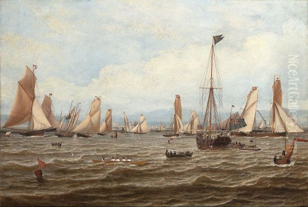 The 1835 Royal Northern Club Regatta Off Greenock - view 1