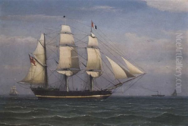 An Outward Bound Barque Off The Firth Of Clyde - view 1