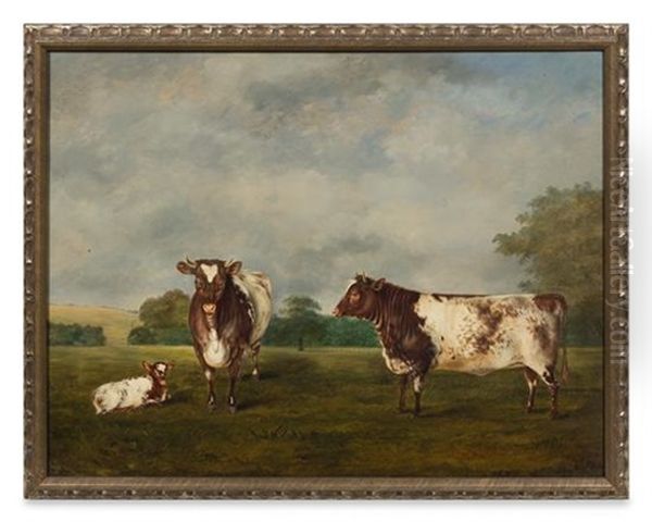 Landscape With Cows, 1857 - view 1