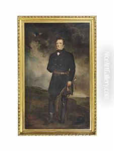 Portrait Of Lord Fitzroy Somerset, 1st Baron Raglan, G.c.b. (1788-1855), Full-length, Wearing Staff Officer's Uniform In A Rocky Landcape