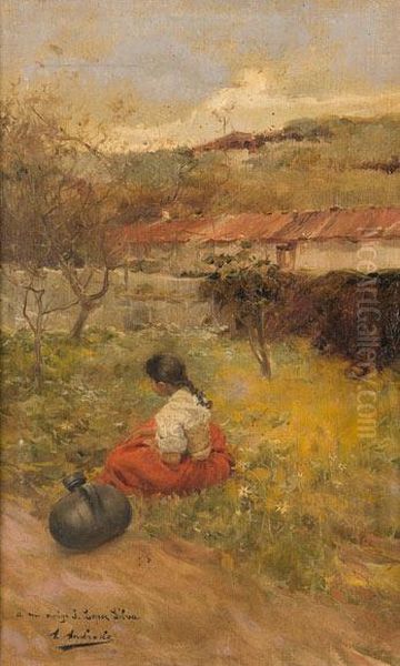 Paisaje Con Campesina - view 1