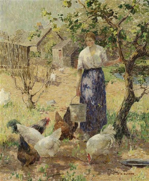 Feeding The Hens - view 1
