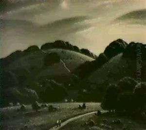 A Downland Park by William Herbert Clarkson